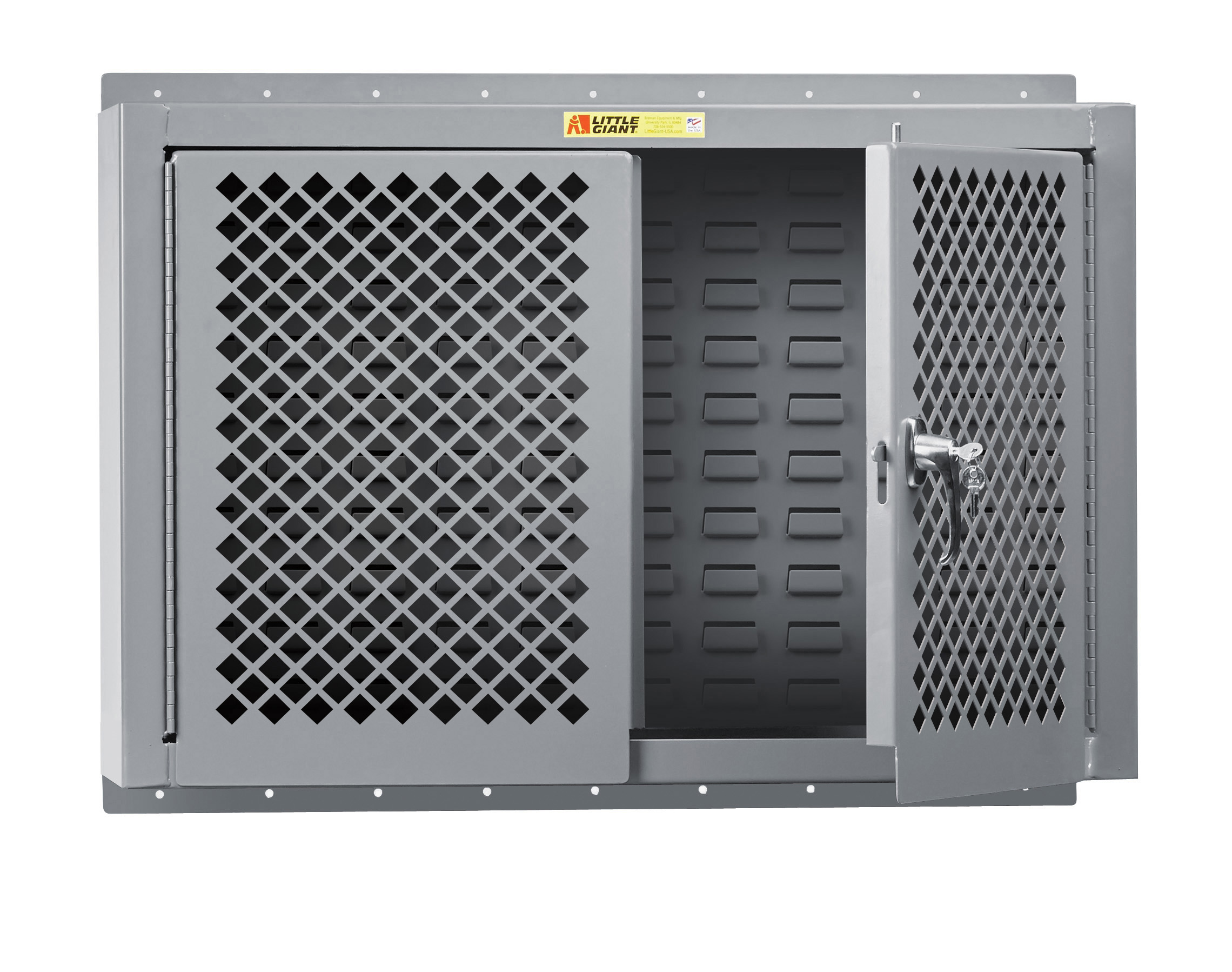 Heavy-Duty Welded Steel Wall Storage Cabinet with Clearview Door - Image 4