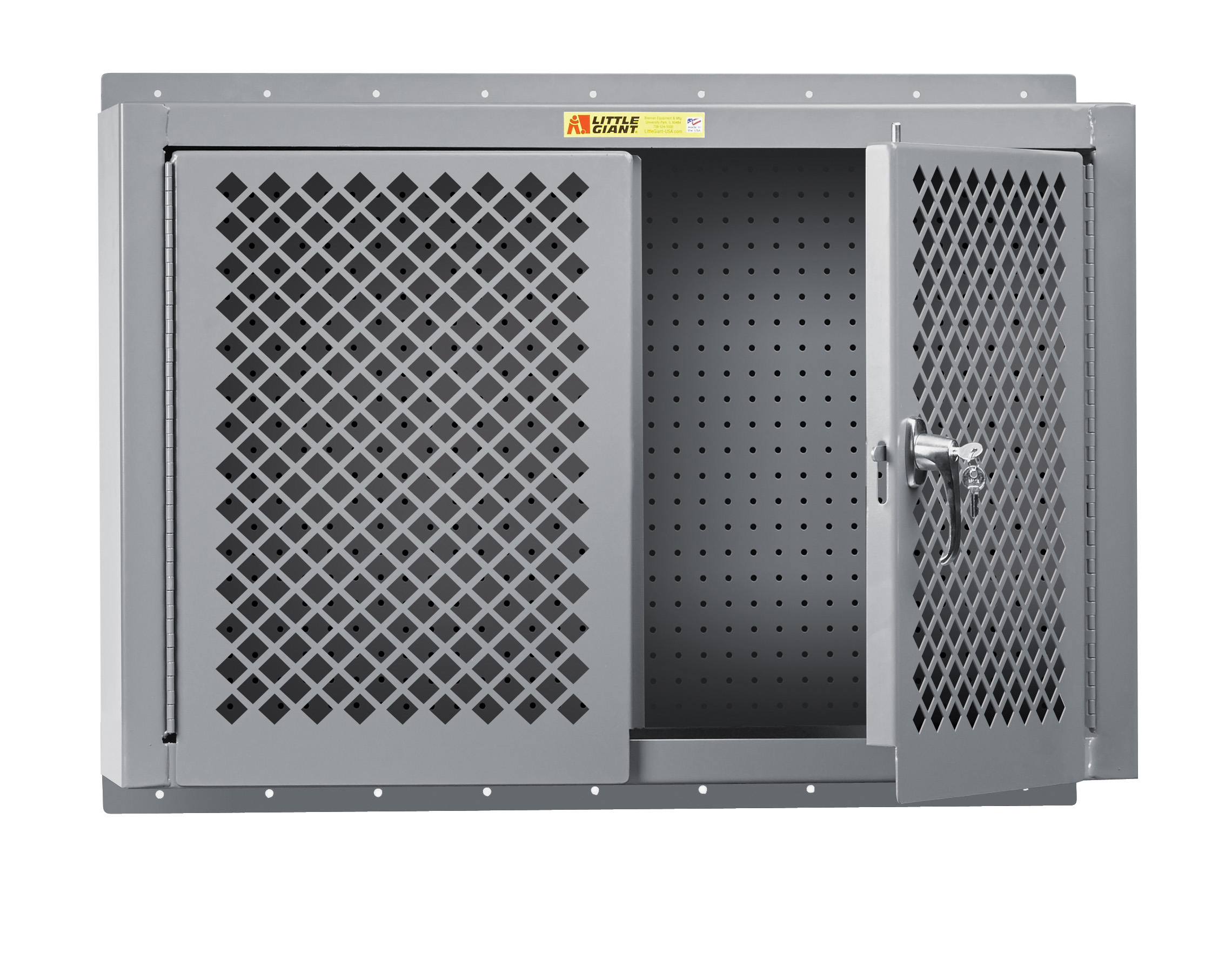 Heavy-Duty Welded Steel Wall Storage Cabinet with Clearview Door - Image 3