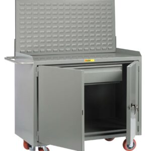 Mobile Bench Cabinets with Heavy-Duty Drawer