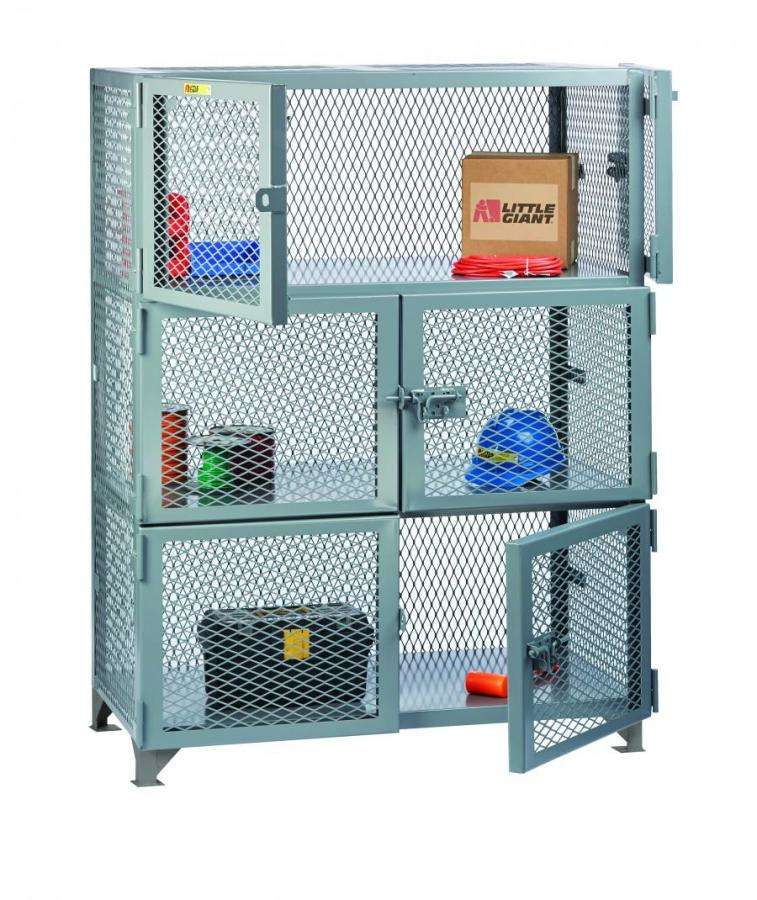 3 Compartment Storage Locker