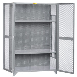 Tool Storage Locker with Full Pegboard Back