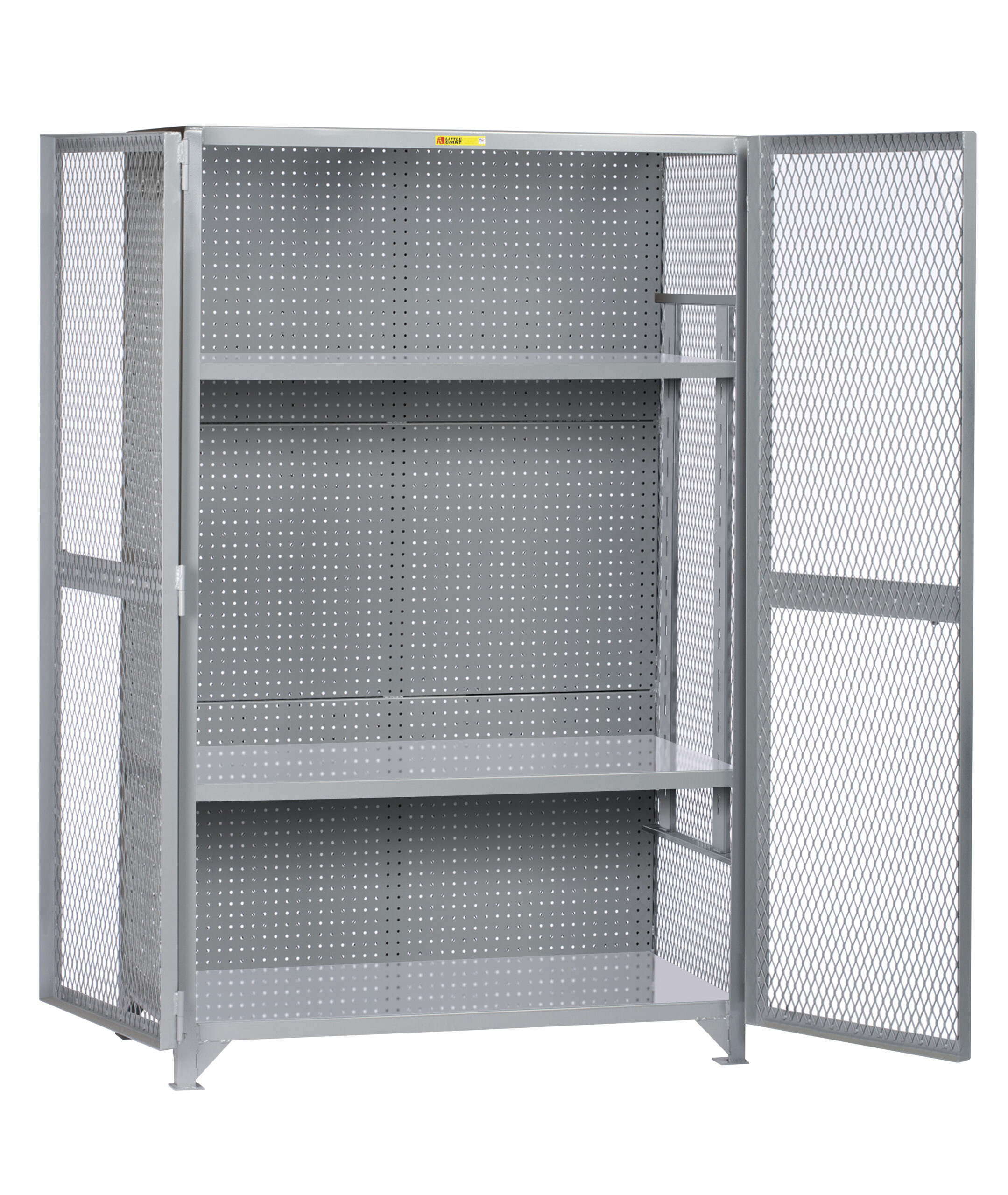 Tool Storage Locker with Full Pegboard Back