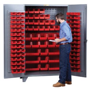High Capacity Storage Bin Cabinet