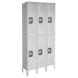 Antimicrobial Double Tier Locker 3-Wide