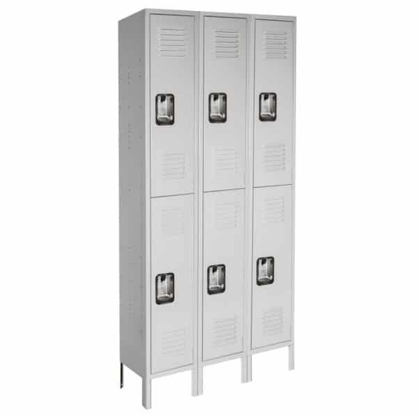 Antimicrobial Double Tier Locker 3-Wide