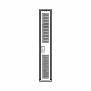 Single Tier Single Point Latch Ventilated Lockers